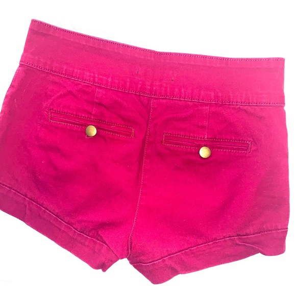 Maroon Forever 21 high waisted shorts - Picture 2 of 6